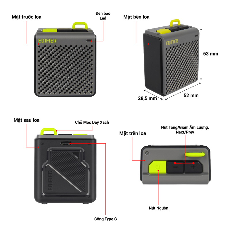 thông số loa edifier mp85