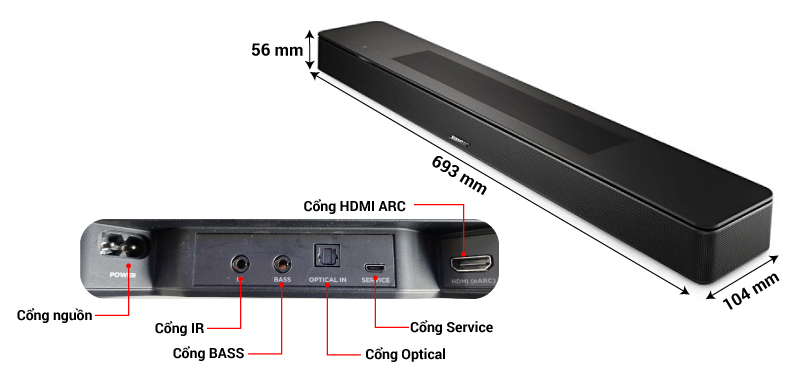 thông số của bose 600