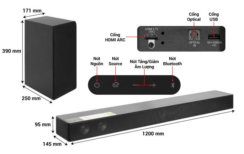 thông số loa lg sh7q