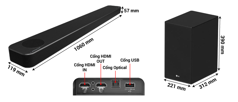 thông số loa lg sp8a