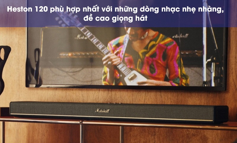 trải nghiệm nghe nhạc với heston 120