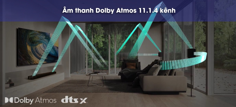 xem phim dolbt atmos 11.1.4 kênh trên q990d