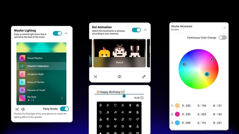 ứng dụng điều chỉnh ánh sáng trên xboom xl9t