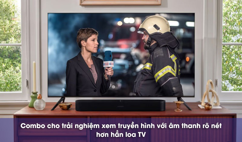 xem truyền hình với combo beam + sub 4 + 2x era 100