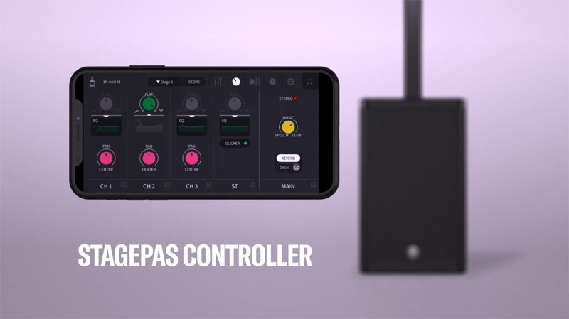 Thao tác "trơn tru" cả hệ thống Yamaha Stagepas 1K mkII
