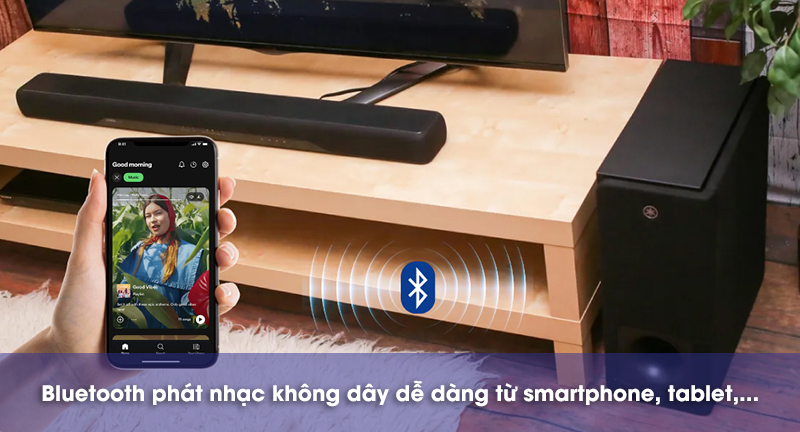 yas-207 kết nối bluetooth