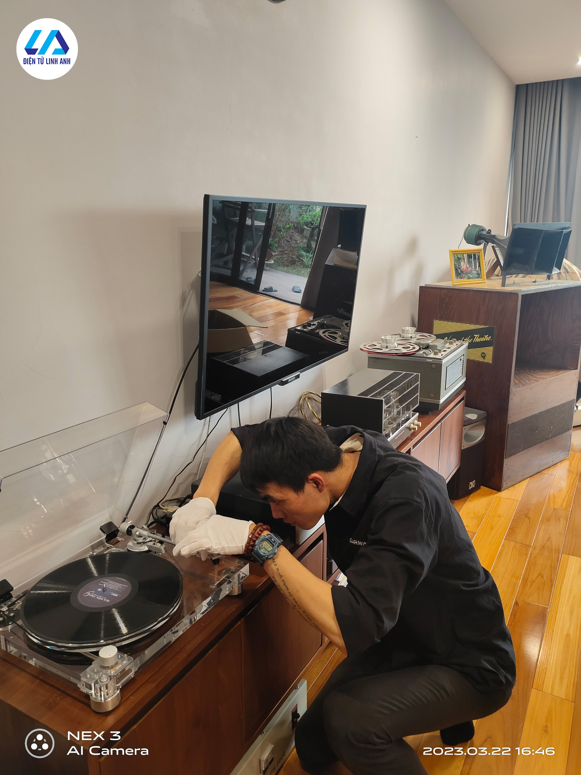 chất âm mâm than Audio Technica AT-LP2022