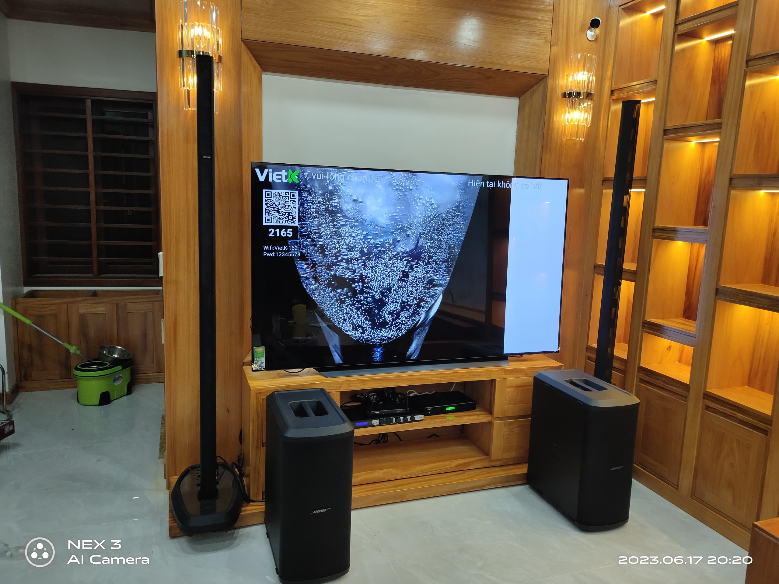 lắp đặt dàn karaoke