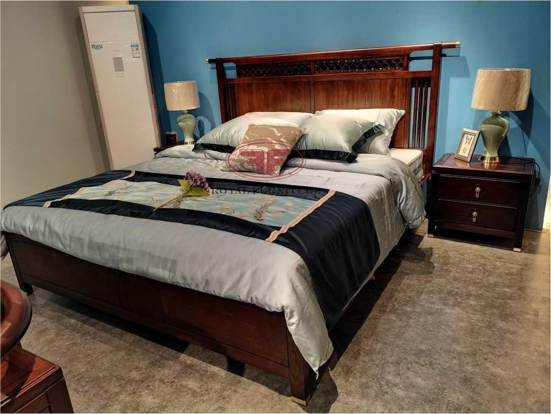 Giường ngủ indochine 1m8x2m-325 phong cách nội thất mới nhất 2022