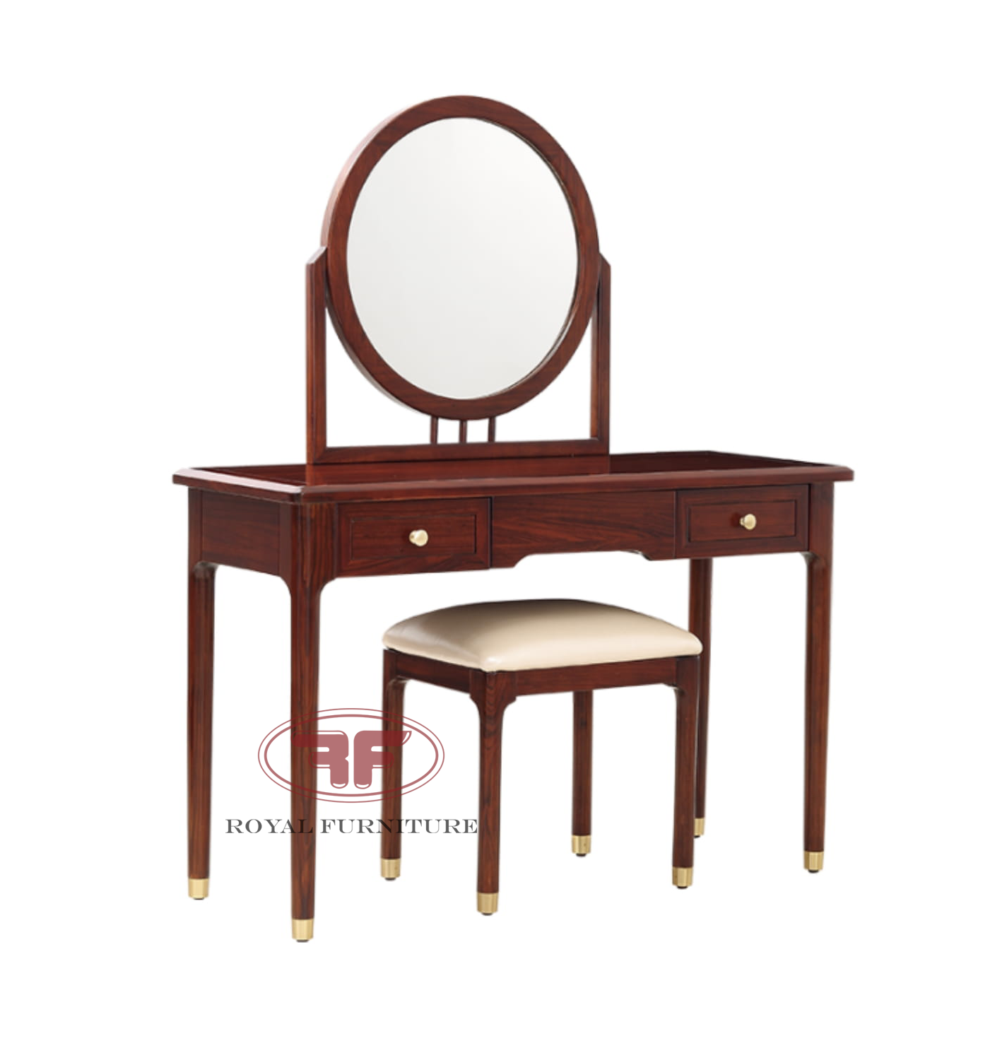 Bàn trang điểm 1m2 indochine thiết kế thanh mảnh A01