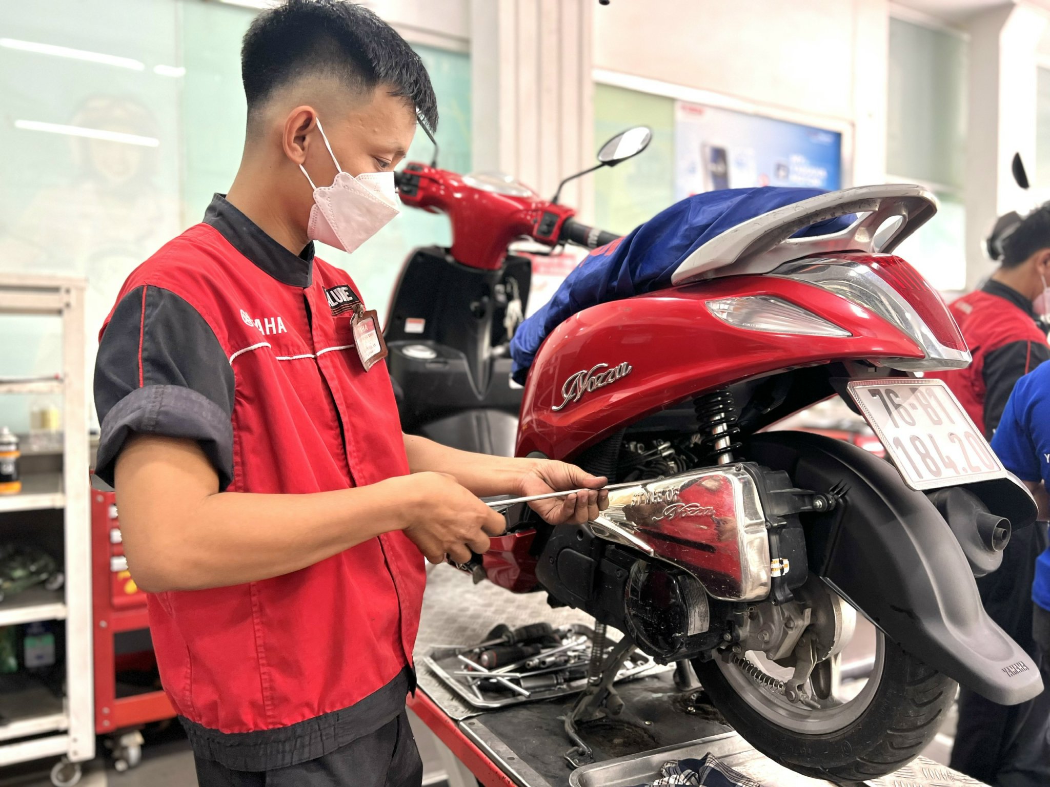 Bảo hành xe yamaha tại đại lý Sáng Thu