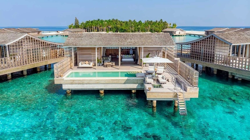 10 resort trên mặt nước đáng tiền ở Maldives 10