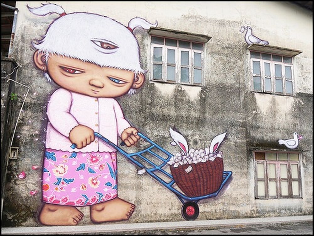 Nghệ thuật tranh tường ở phố cổ Phuket 4