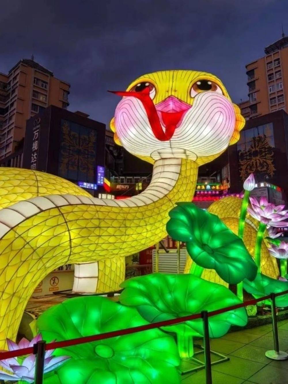 Ngỡ ngàng hàng loạt linh vật rắn gây bão tại Trung Quốc ảnh 7