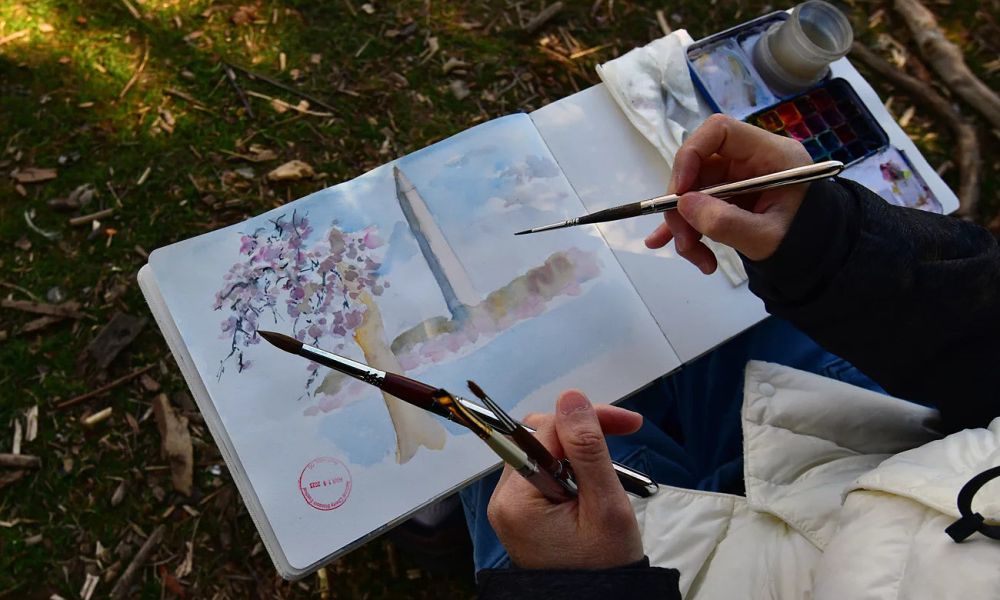 Những cây anh đào ra hoa lần cuối ở thủ đô nước Mỹ - Ảnh 7