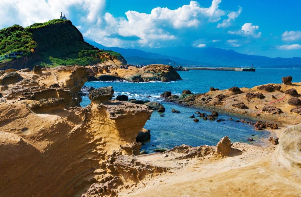 Sự hình thành đá kỳ lạ ở công viên Đài Loan 6