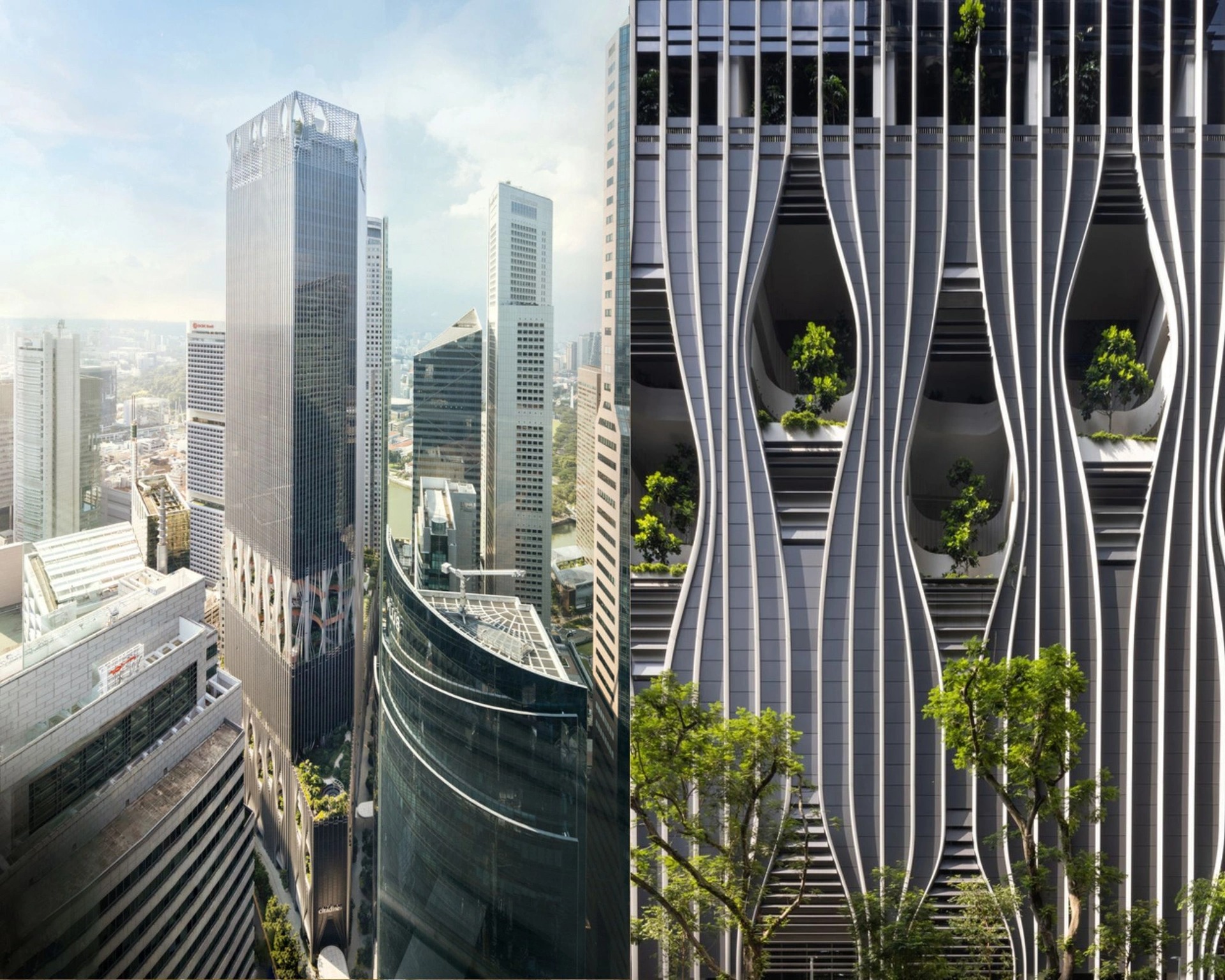 Tòa tháp có 80.000 cây xanh giữa Singapore 1