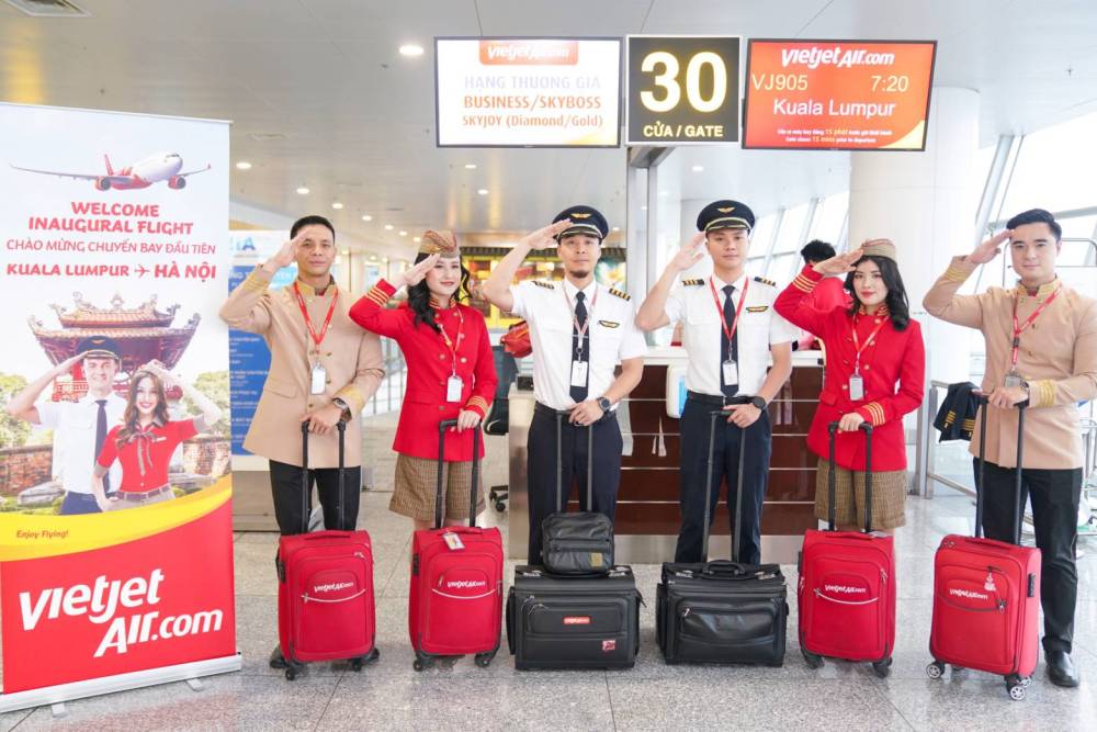 Vietjet khai trương đường bay Hà Nội - Kuala Lumpur ảnh 1