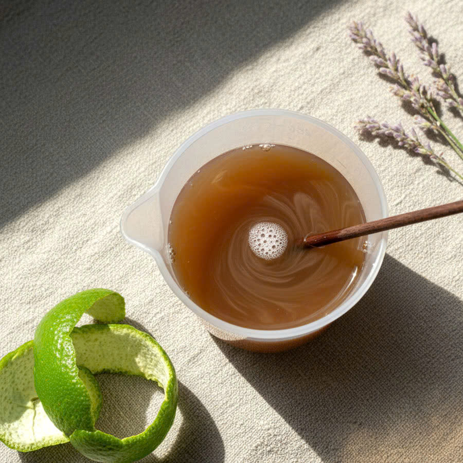 Hướng dẫn sử dụng Dầu gội Herbal Shampoo đúng cách bằng cách pha loãng với nước