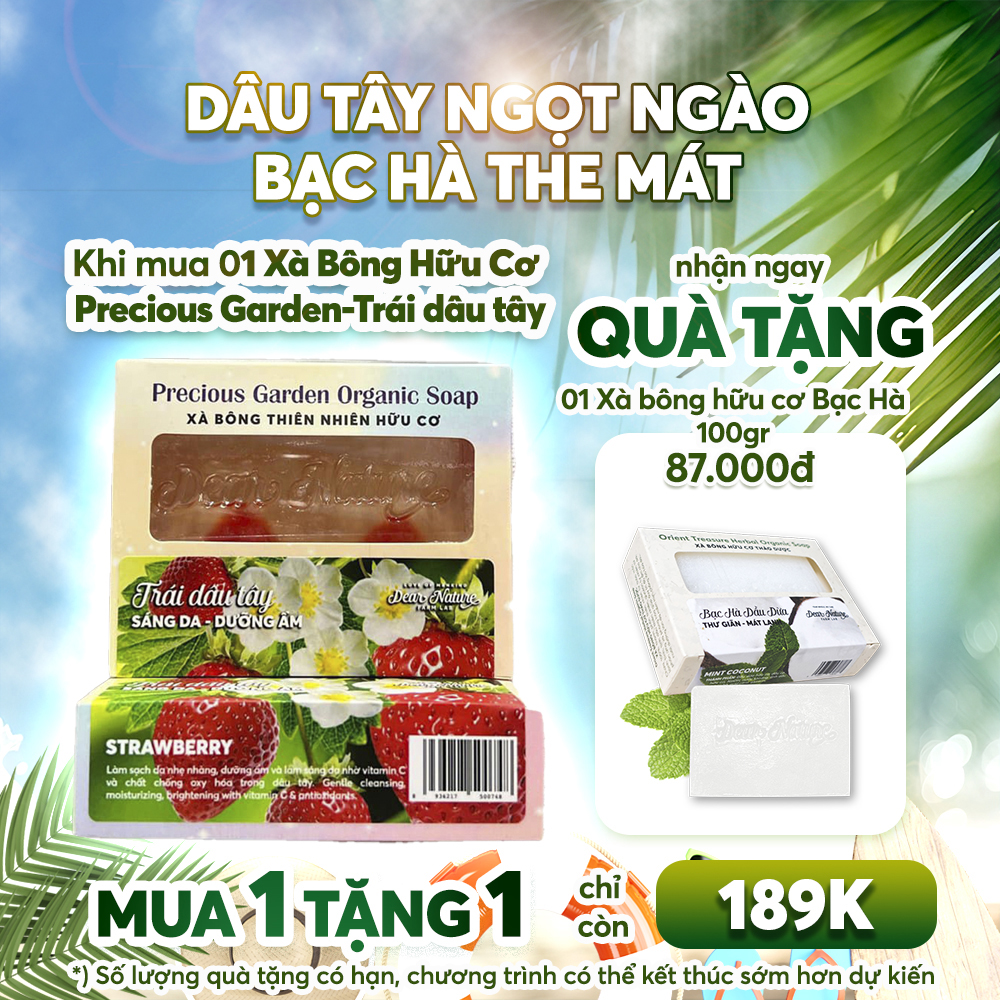 Mua 1 tặng 1, Dâu tây ngọt ngào - Bạc hà the mát