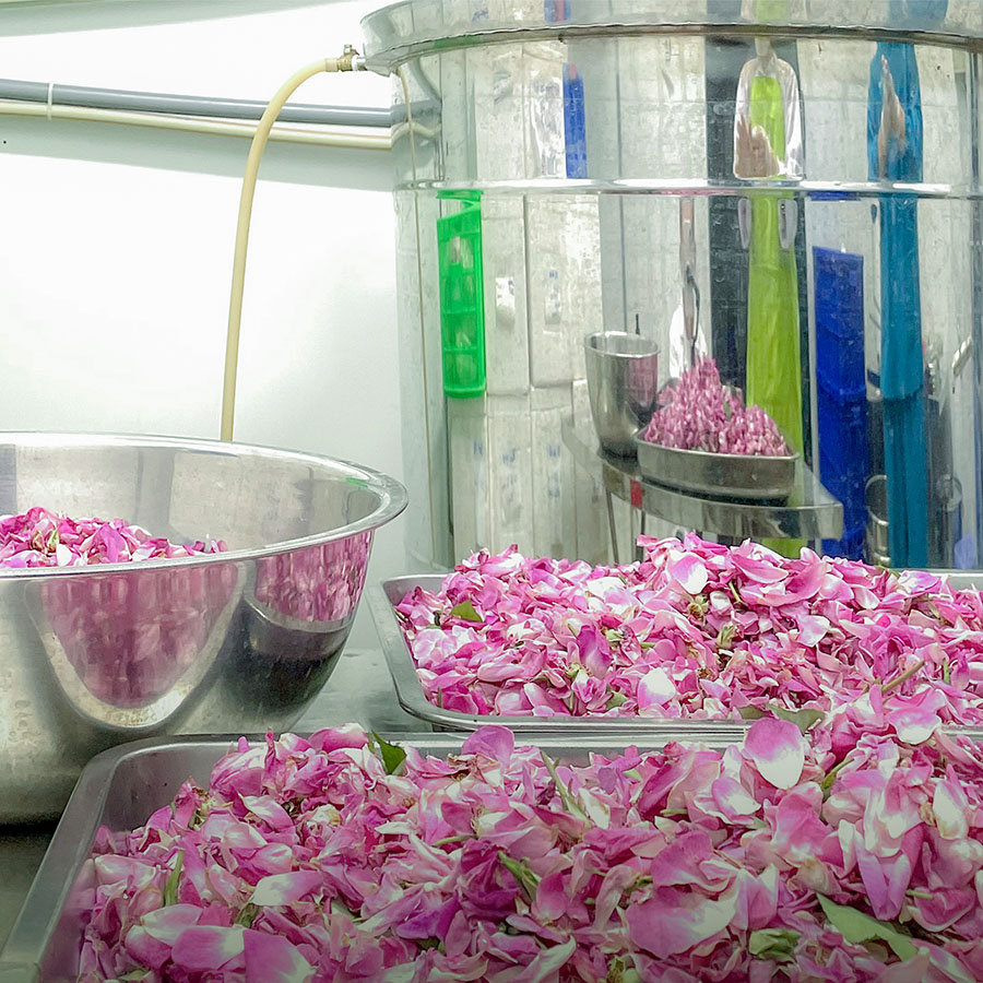 Dây chuyền pha chế mỹ phẩm hiện đại, đạt chuẩn tại nhà máy Dear Nature