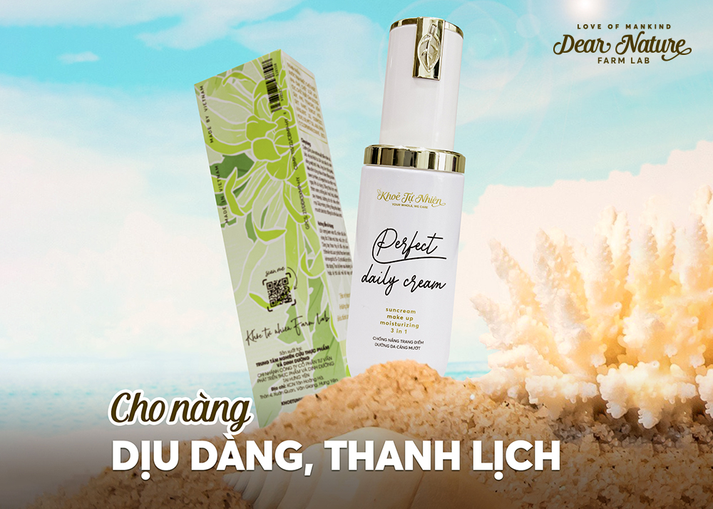 Kem Dưỡng Đa Chống Nắng Perfect Daily Cream 3 in 1 - Bí quyết cho một mùa hè rạng rỡ!