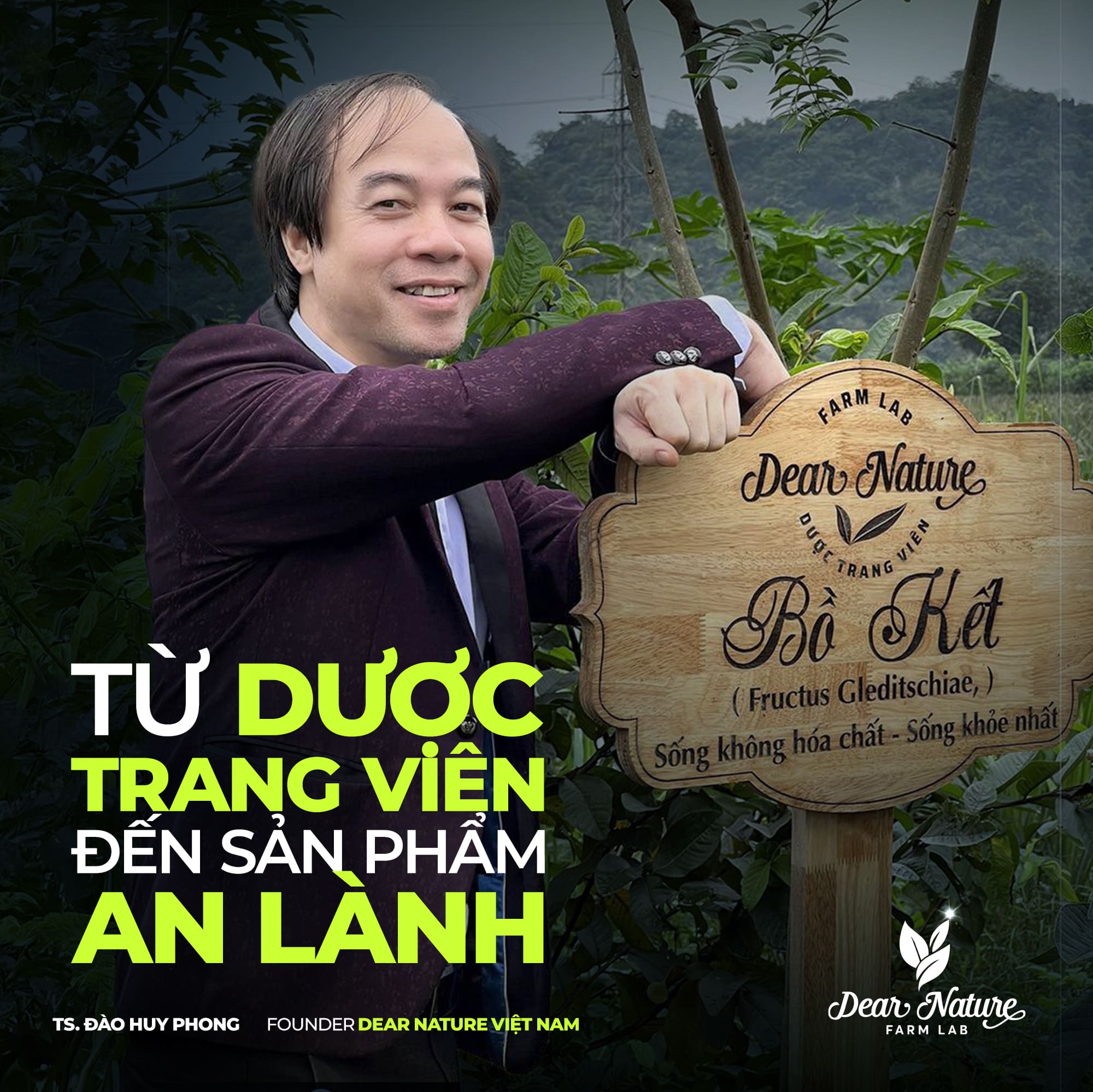 Dược liệu Việt Nam - Nguồn cảm hứng và sứ mệnh của TS. Đào Huy Phong