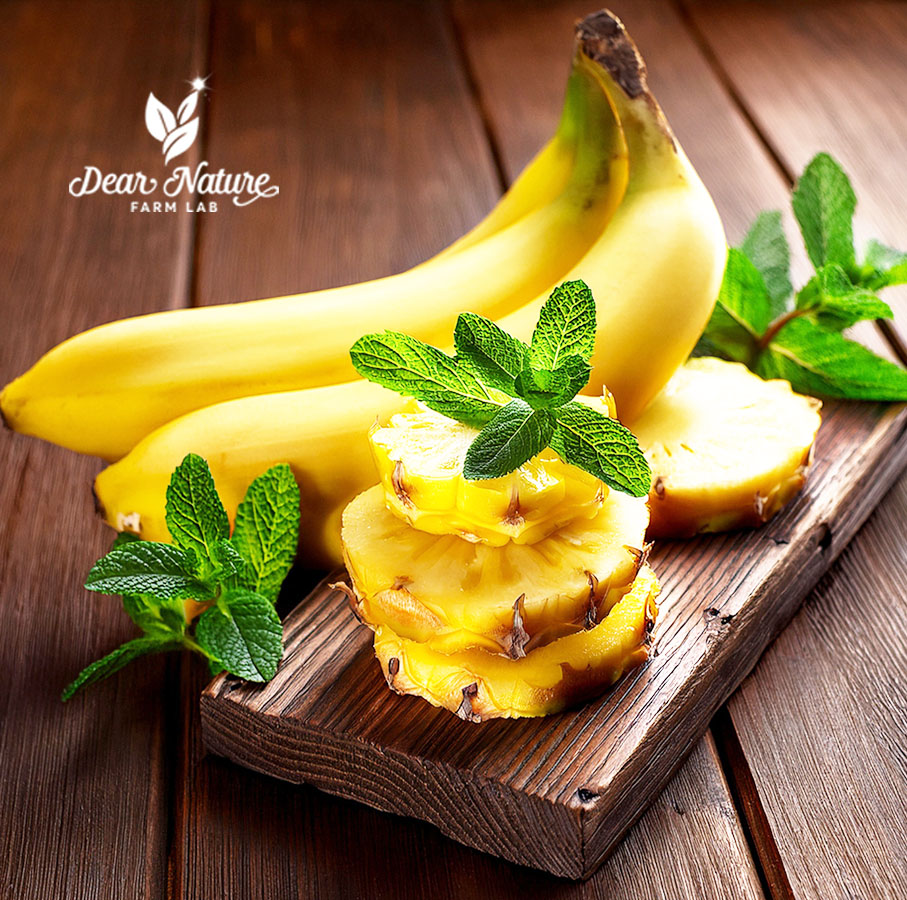 Enzyme từ chuối, dứa và bạc hà làm sạch tự nhiên, an toàn