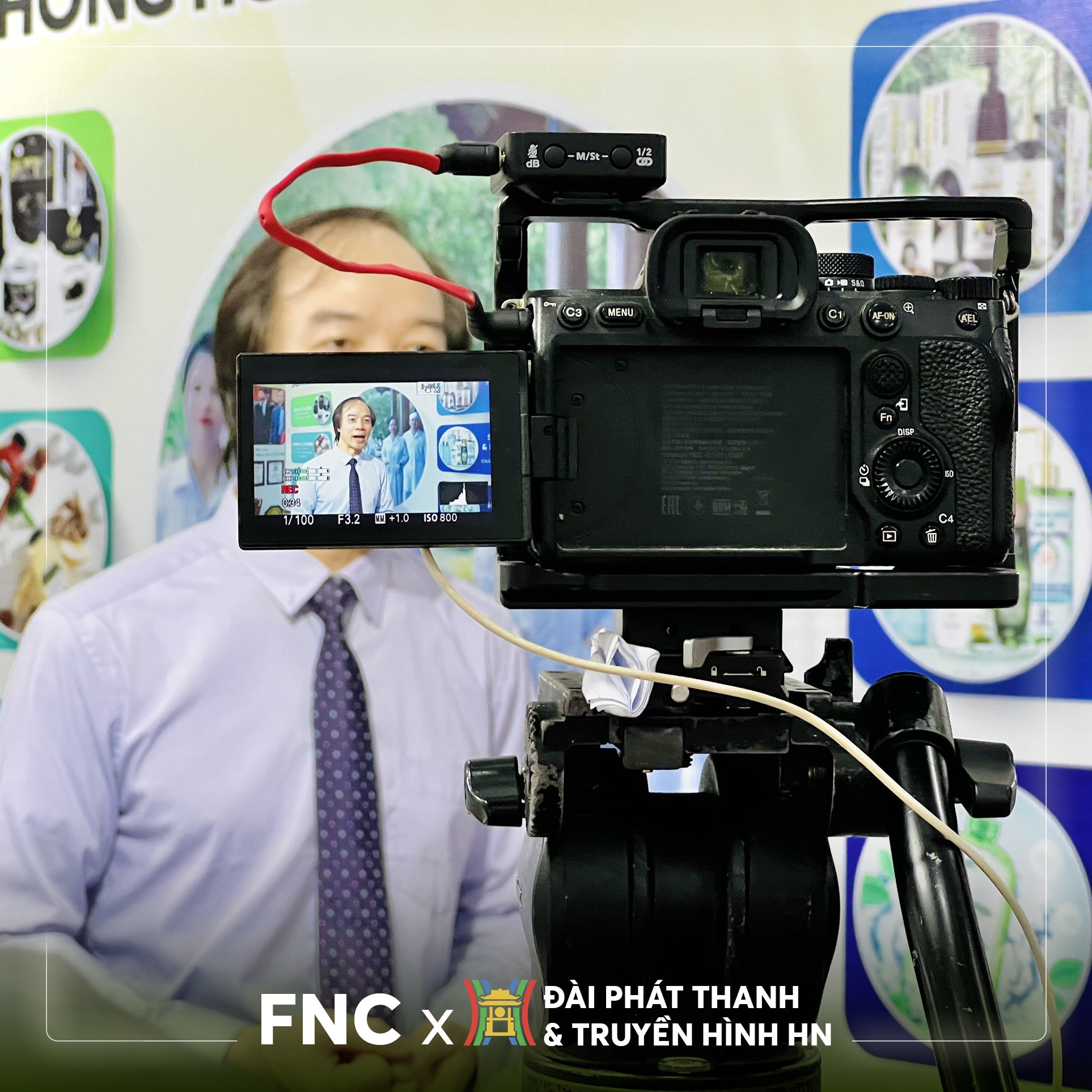 Tiến sĩ Đào Huy Phong chia sẻ về sứ mệnh thương hiệu và giới thiệu sản phẩm FNC tại VIETNAM MEDI-PHARM 2024.