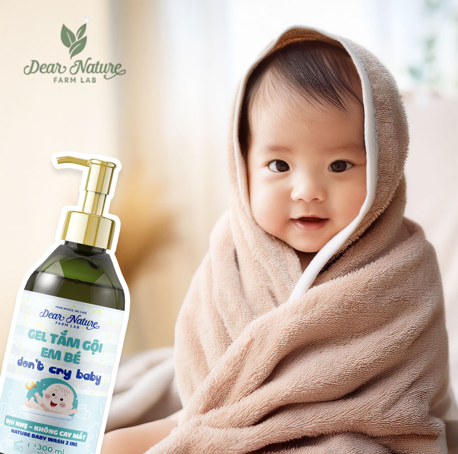 Lựa chọn sữa tắm gội thảo dược dịu nhẹ, an toàn cho làn da của bé