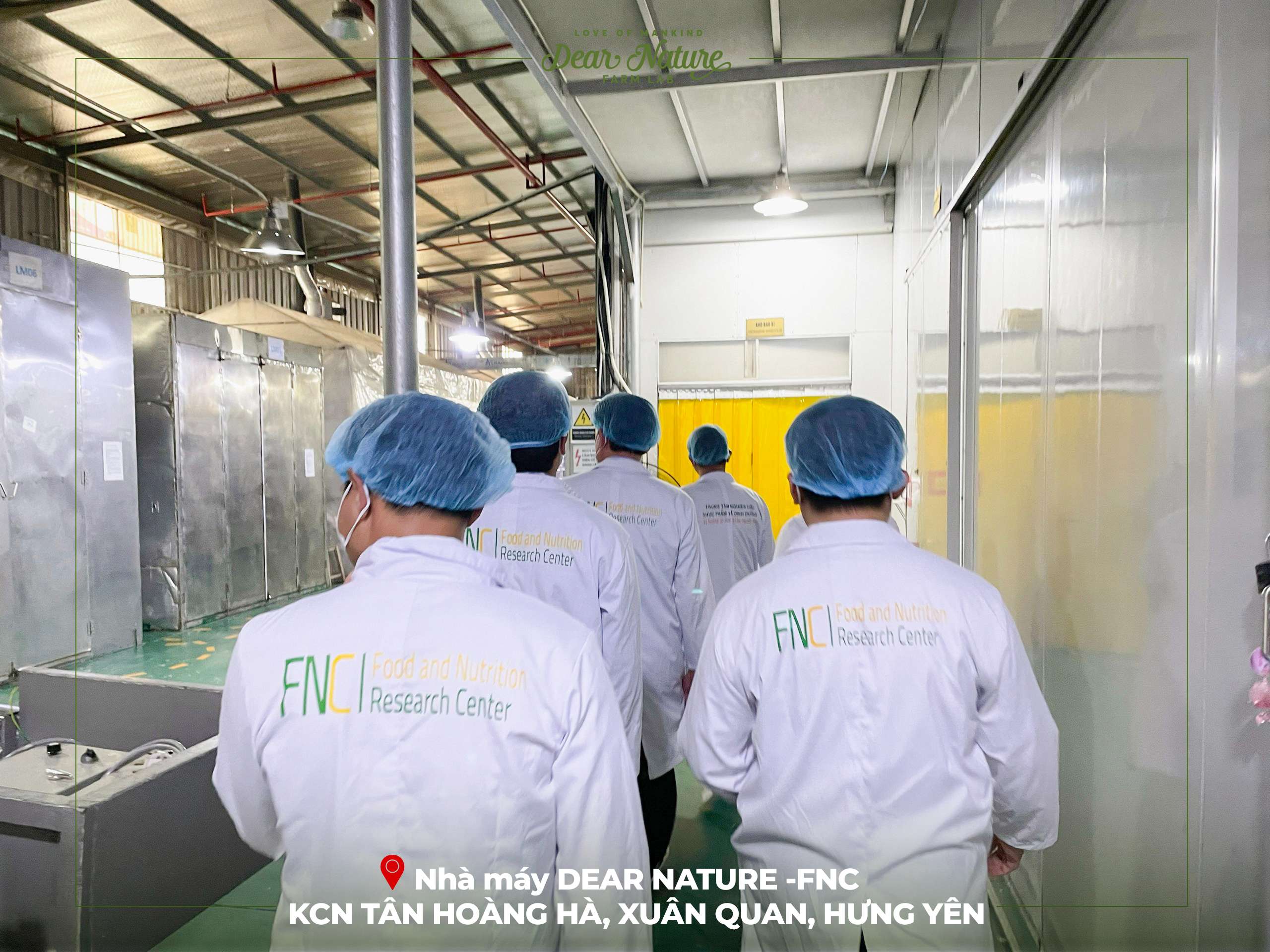 Đoàn thanh tra Sở Y Tế Hưng Yên đánh giá cơ sở vật chất hiện đại và quy trình sản xuất nghiêm ngặt tại DEAR NATURE - FNC.