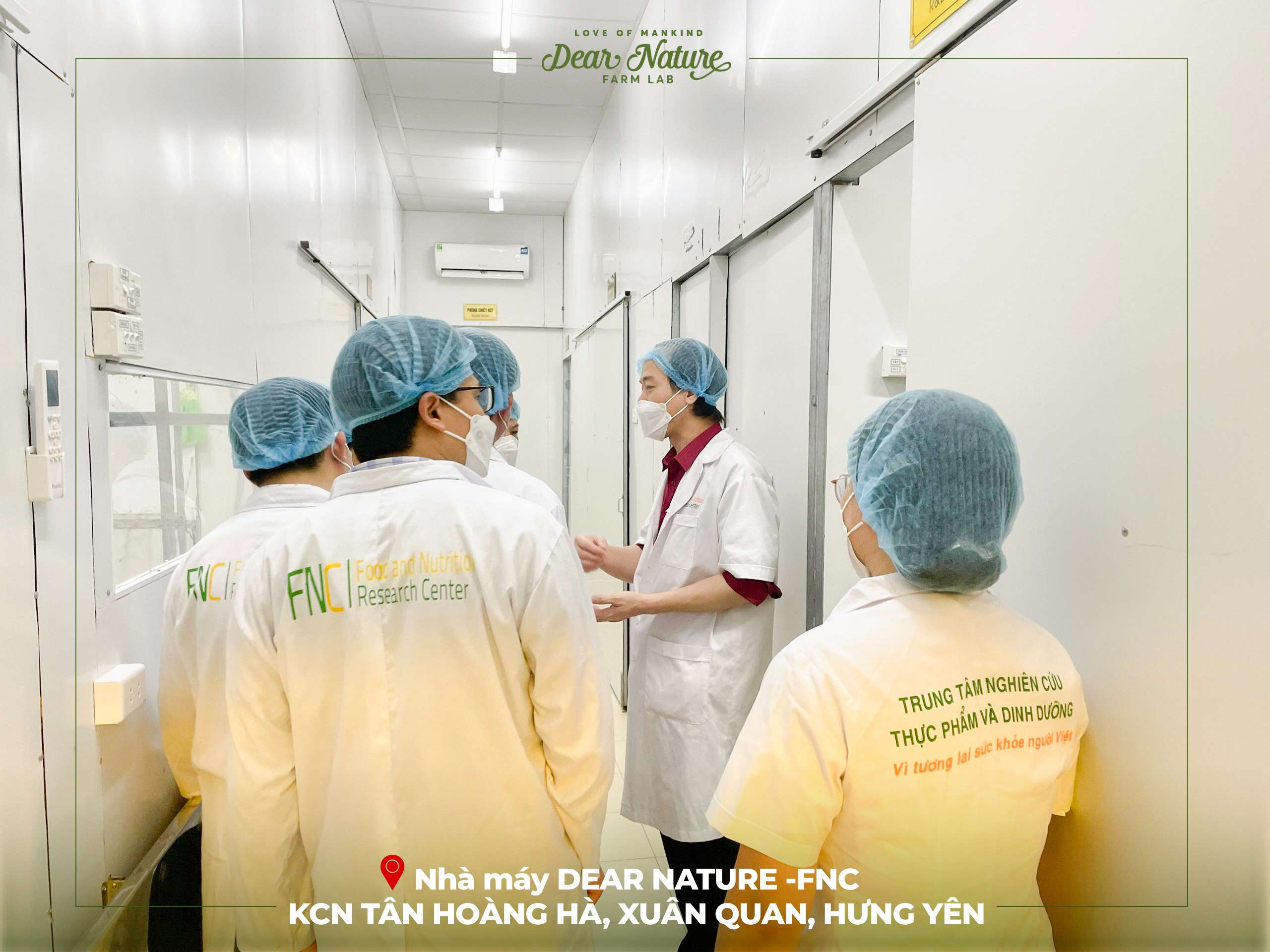 Đoàn thanh tra Sở Y Tế Hưng Yên đánh giá cơ sở vật chất hiện đại và quy trình sản xuất nghiêm ngặt tại DEAR NATURE - FNC.