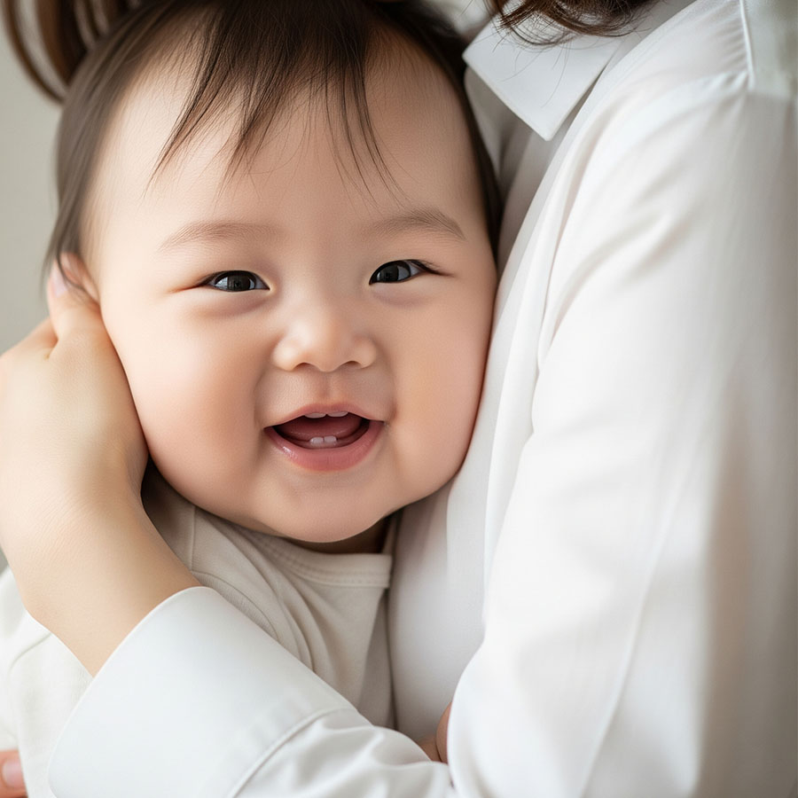 "Nước giặt Như Mây an toàn cho làn da nhạy cảm của em bé"