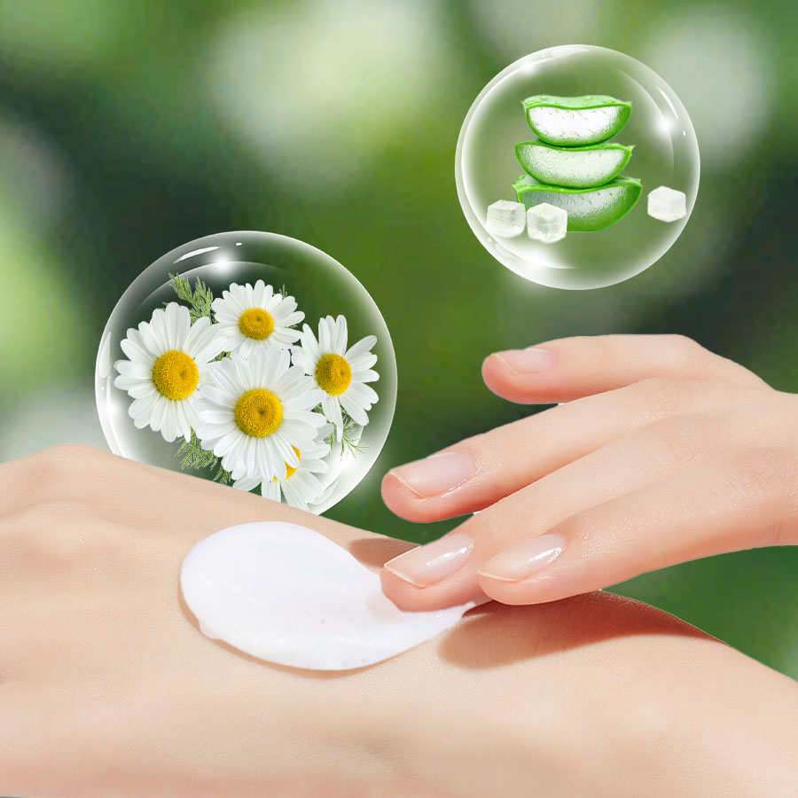 Khả năng dưỡng ẩm sâu từ thành phần thiên nhiên của Perfect Daily Cream Dear Nature
