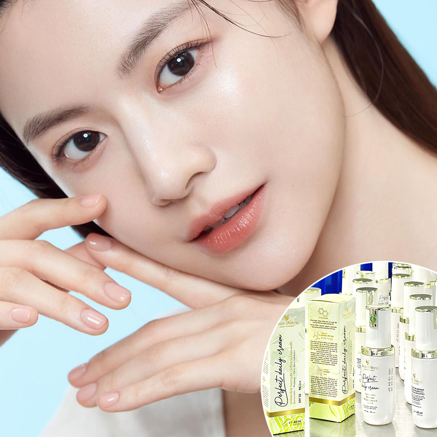 Perfect Daily Cream Dear Nature tạo lớp nền nâng tông tự nhiên, rạng rỡ