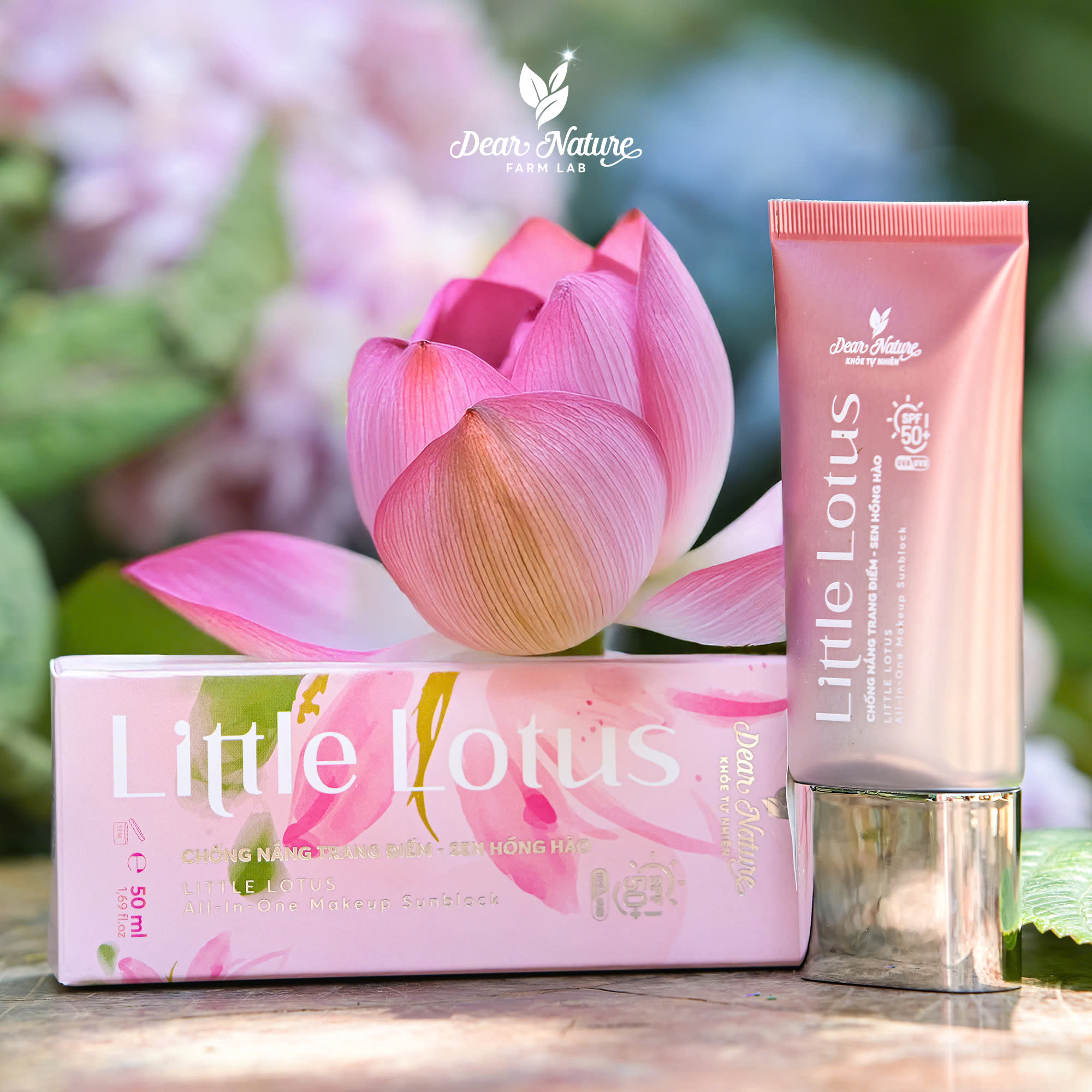 Các sản phẩm Dear Nature chứa chiết xuất Sen Bách diệp Tây Hồ an lành, tinh khiết