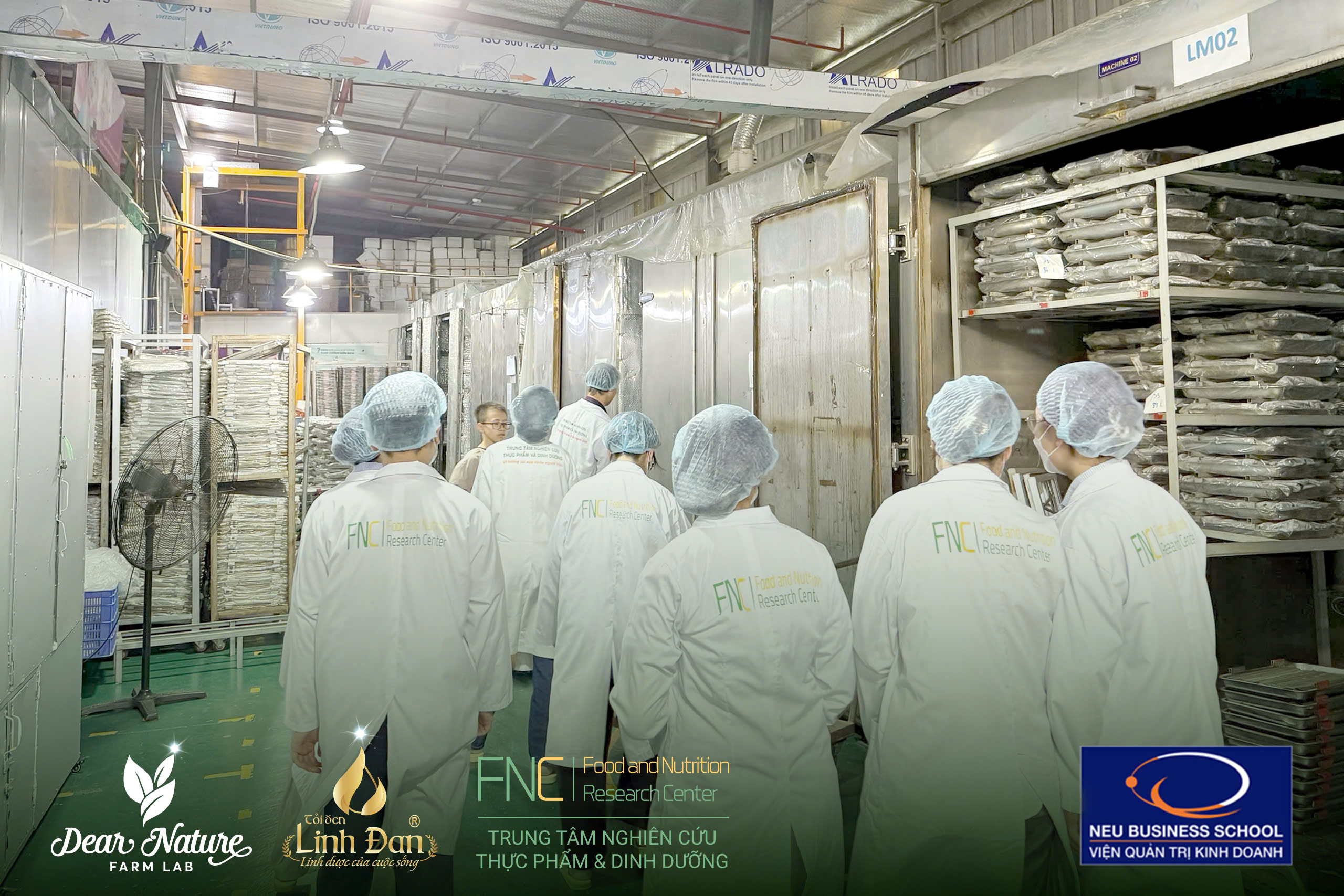 Đoàn sinh viên NEU tham quan nhà máy TRUNG TÂM FNC (Dear Nature & Tỏi Đen Linh Đan )