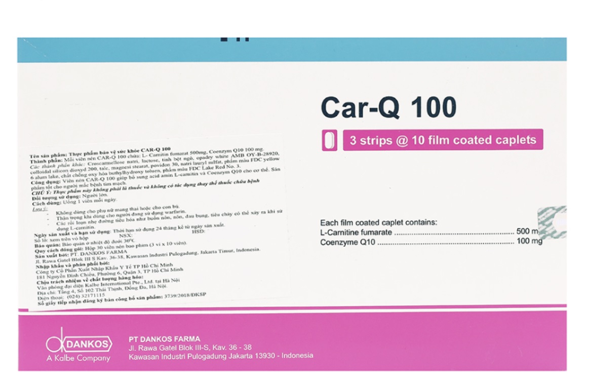 Những người nào nên dùng Thuốc Car q 100