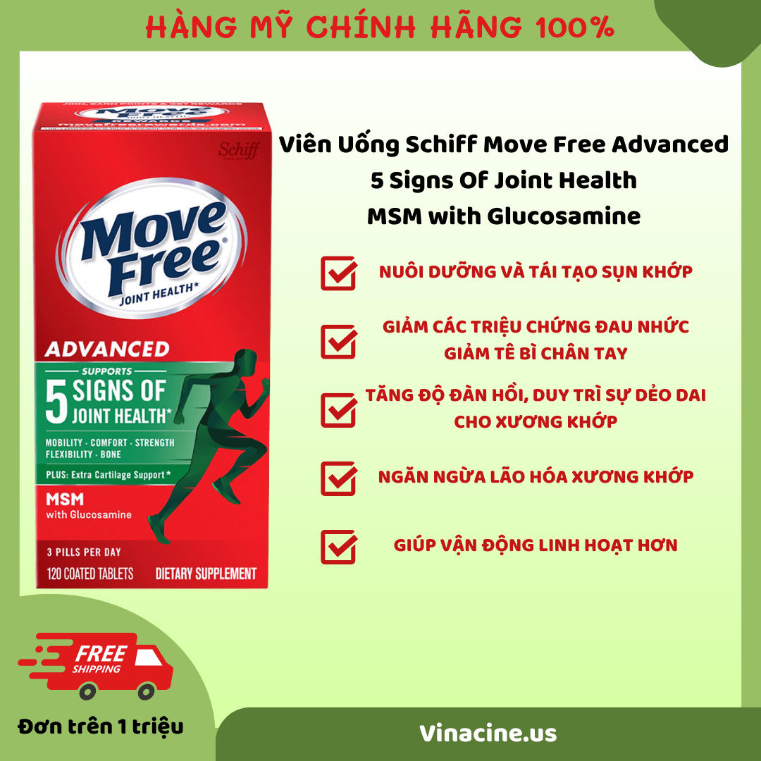 Công dụng của thuốc move free joint health