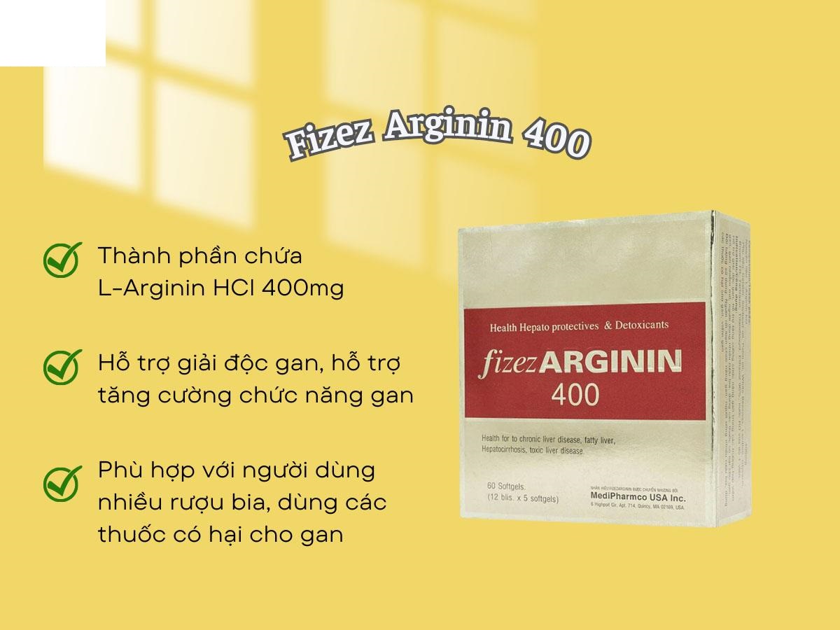 Tác dụng của Fizez arginin