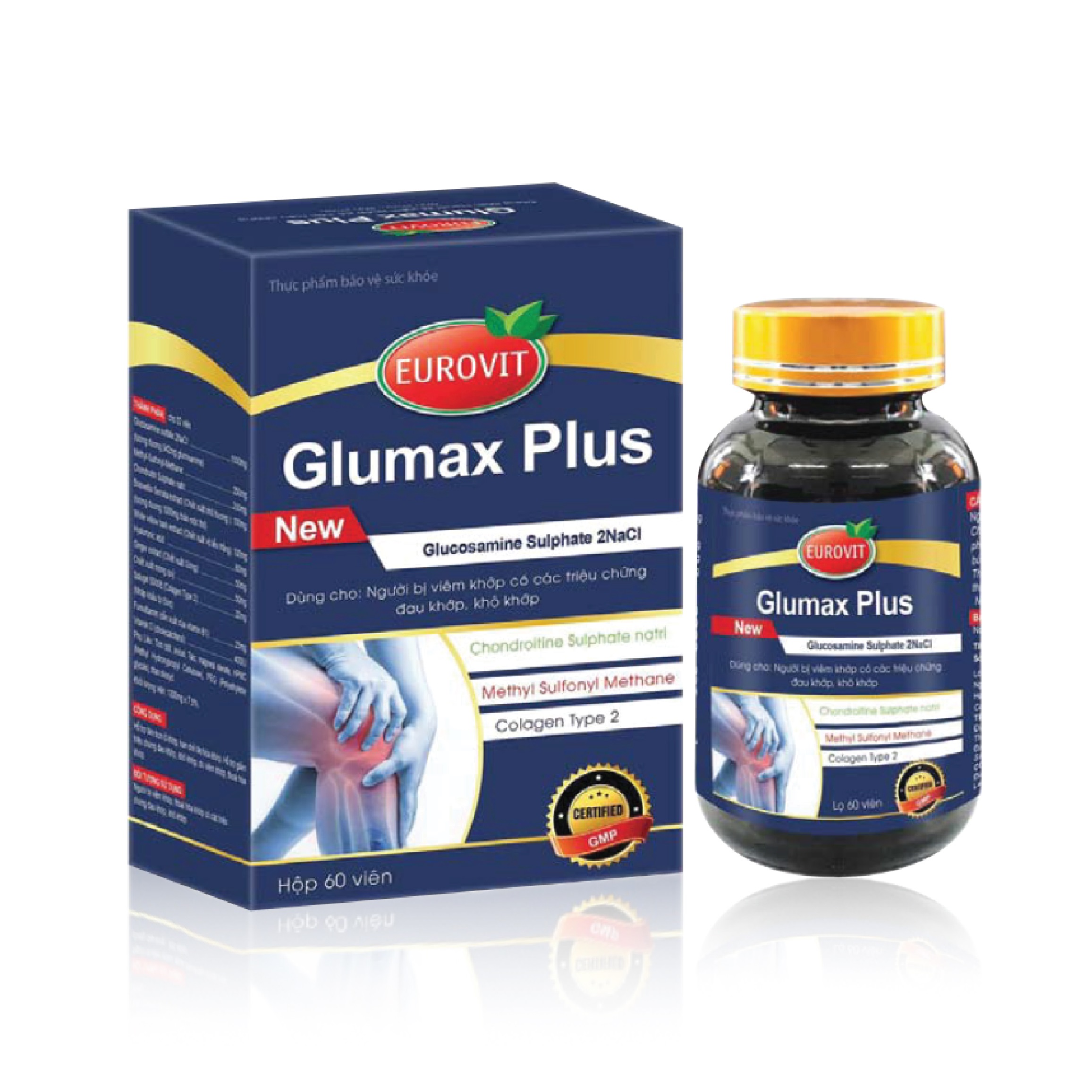 Glumax Plus 500mg làm trơn ổ khớp