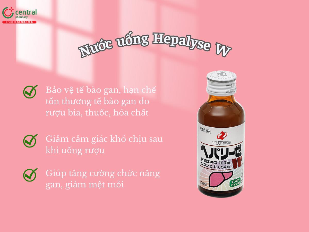 Tác dụng của hepalyse w