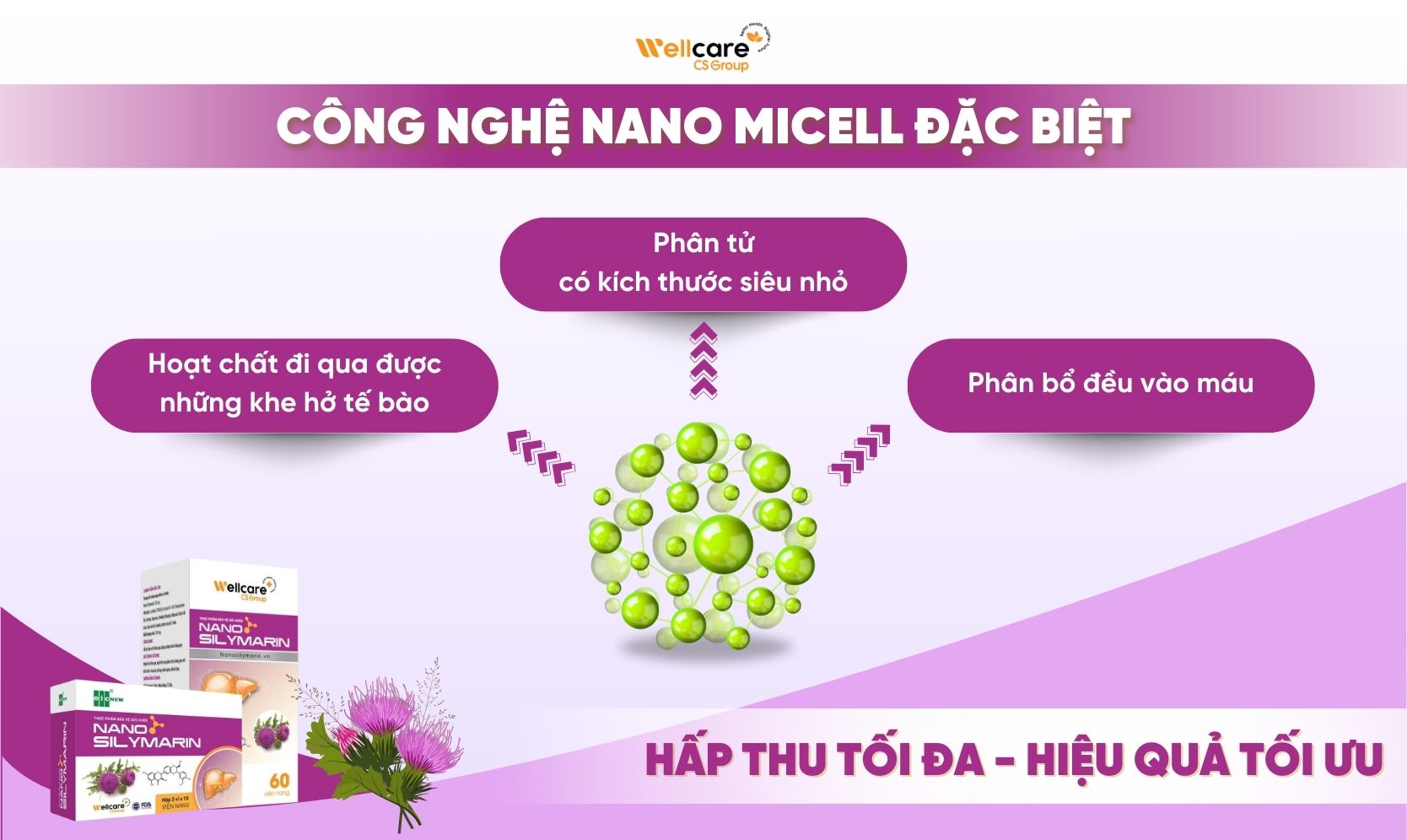 Tác dụng của Nano silymarin