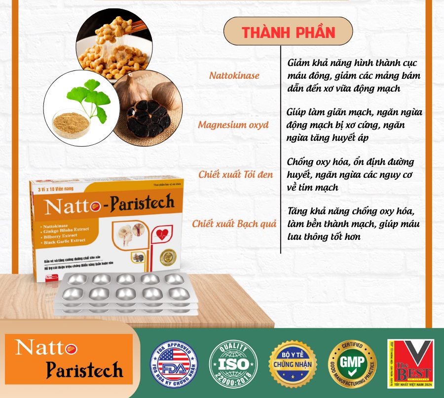Natto paristech có những công dụng nổi bật gì