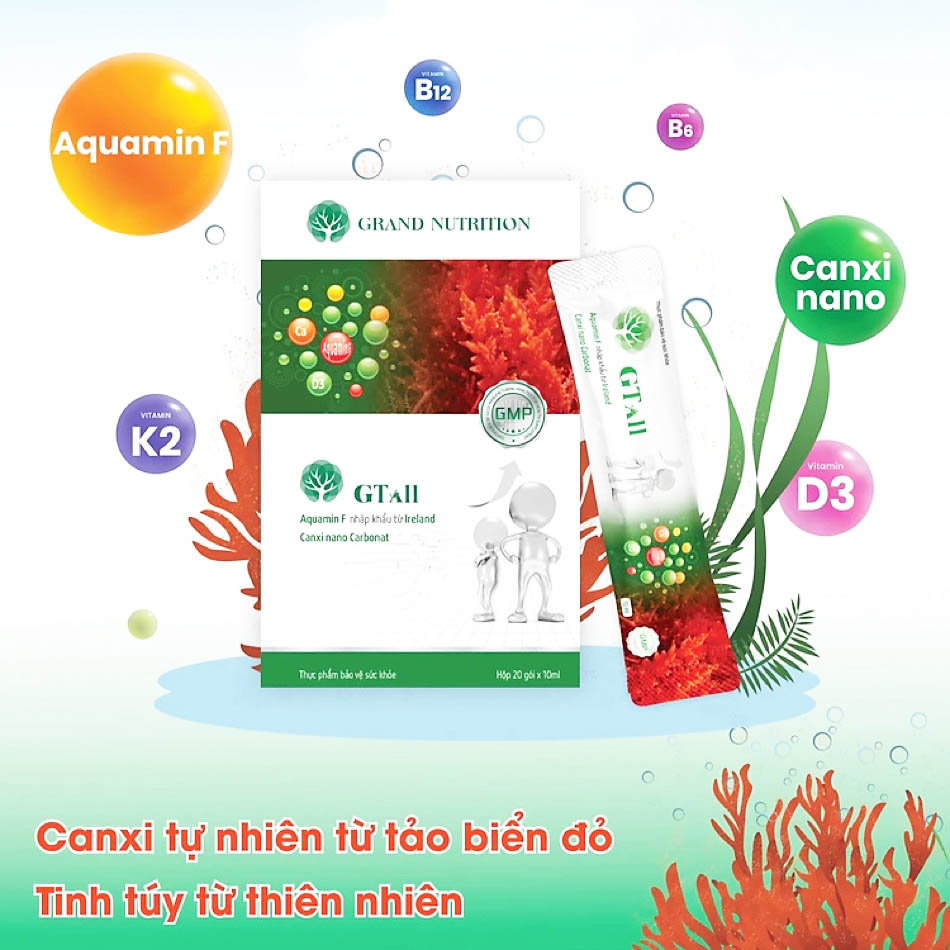 Công dụng của Canxi tươi Gtall