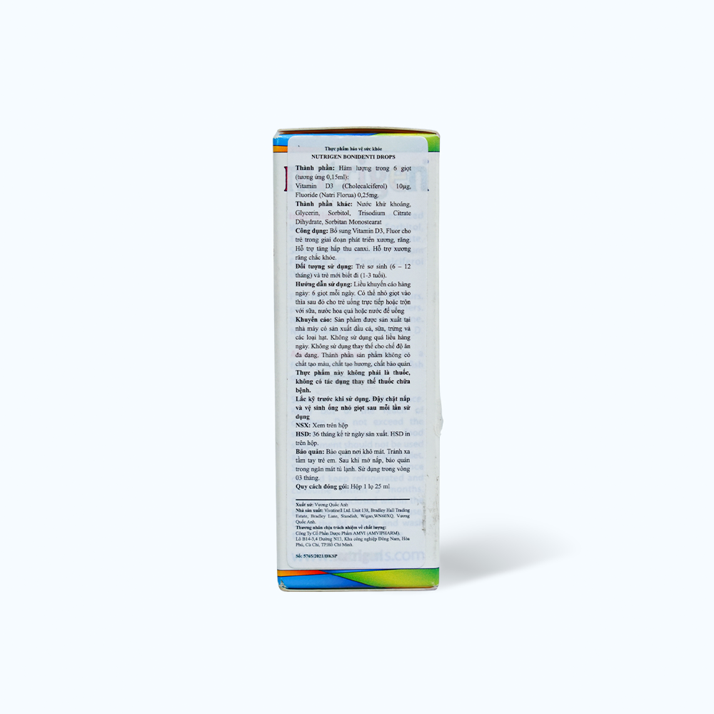 Nutrigen bonidenti bổ sung Vitamin D3