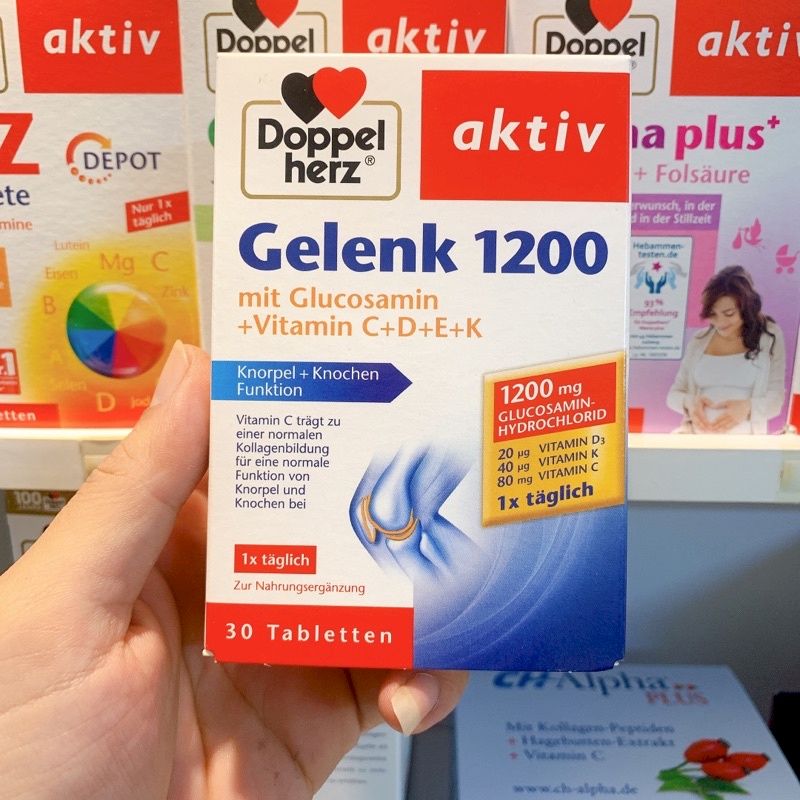 Tác dụng của thuốc Doppelherz gelenk 1200 của Đức