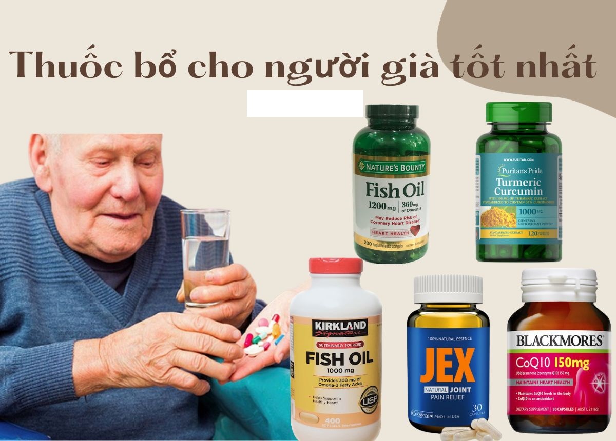 Thuốc bổ xương khớp cho người già của mỹ