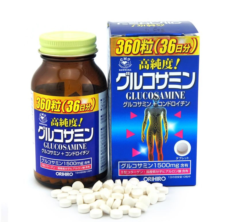 Thuốc bổ xương khớp Glucosamine Orihiro 360 viên Nhật Bản