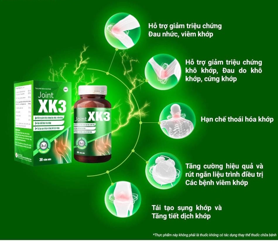 Thuốc joint xk3 bổ xương khớp